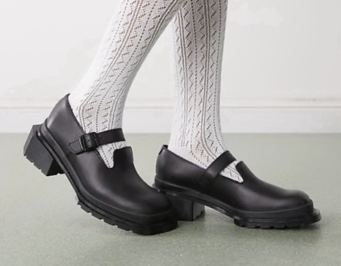 ☆美品　Dr.Martens Mybole MJ UK6 Dr.Martens MAYBOLE MJ Square Toe Mary Jane Shoes NEW | eBay