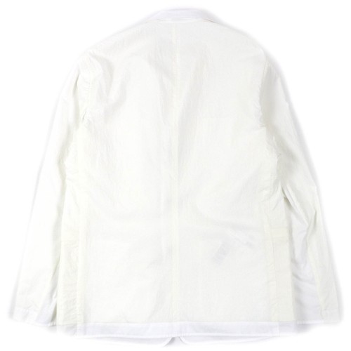 HERMES 22SS 100% cotton reversible stadium light jacket white 52 hanger - Picture 3 of 14