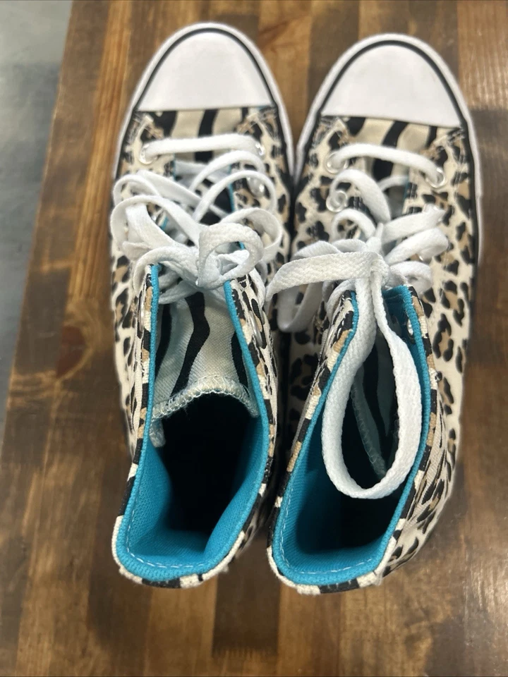 Zapatillas Converse Chuck Taylor All Star Hi Leopard Talla M 6 W 8 Foto 4 de 4