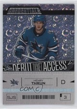 2023-24 Upper Deck Credentials Debut Ticket Access /999 Tier 1 Henry Thrun 1pu4
