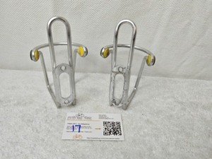 Elite Ciussi Alloy Tubolare Bottle Cage Pair | Yellow | Italy Vintage