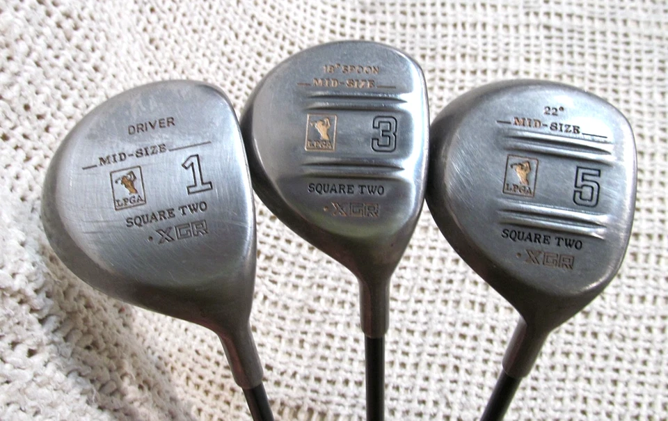 Juego completo de 13 piezas Square Two LPGA XGR PARA DIESTRA ~ varillas flexibles de grafito para damas Foto 3 de 4