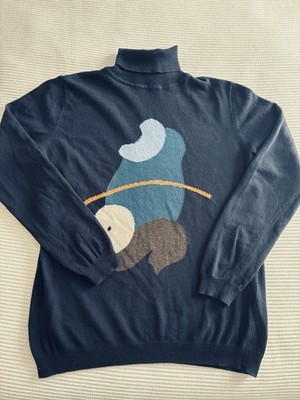 Norse Projects Limited Edition Mayumi Yama s Merino Wool Roll Neck Jumper S Navy