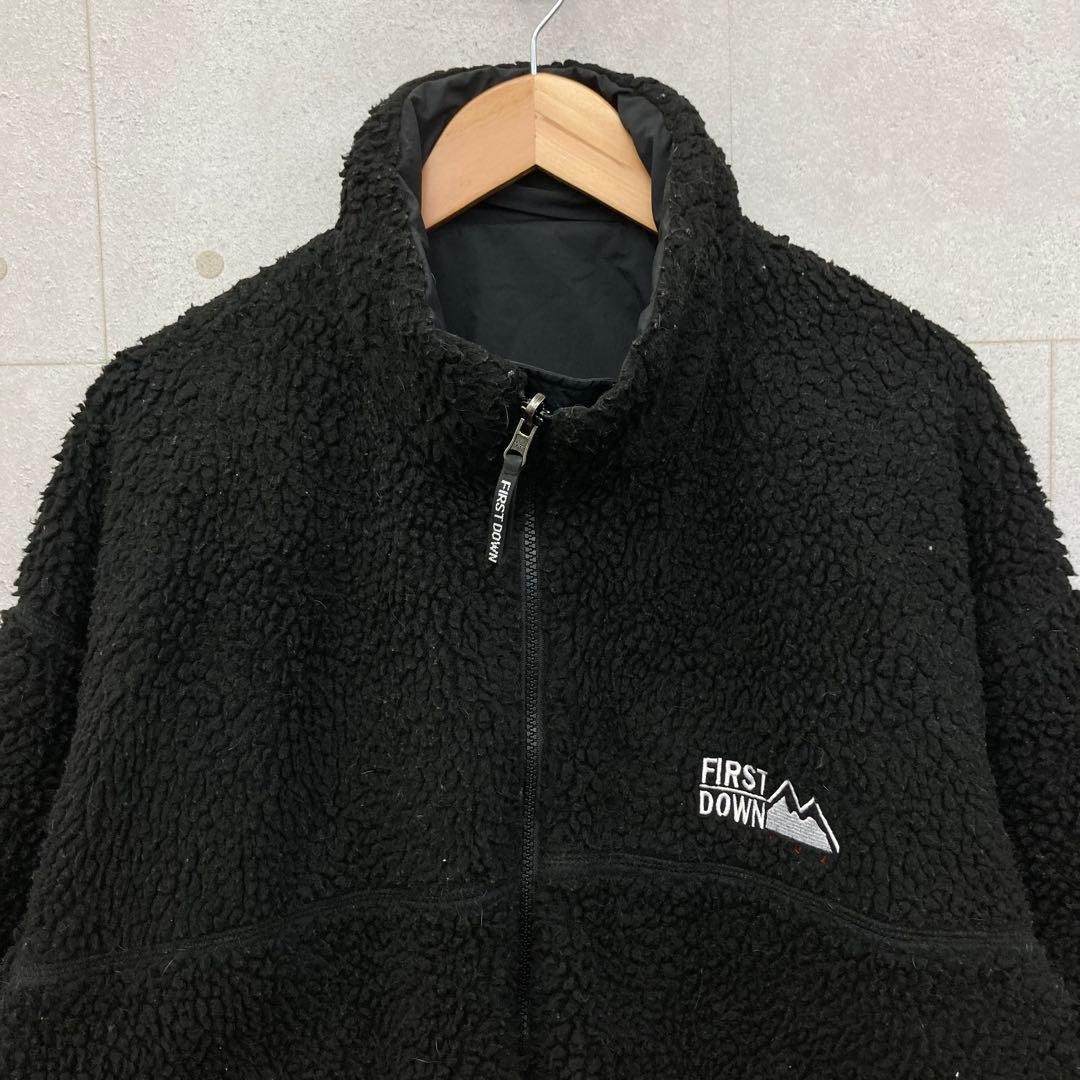 FIRST DOWN First Down Reversible Jacket Boa M Bla… - image 12