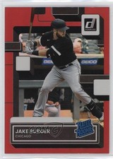 2022 Panini Donruss Rated Rookie Holo Red Jake Burger #37 0wp8