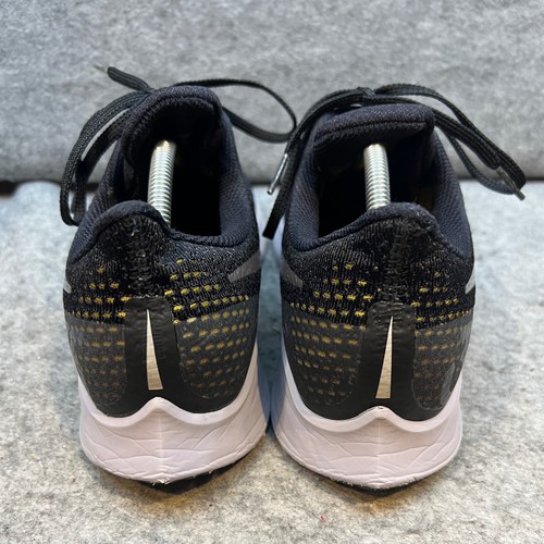 Nike Zoom Pegasus 35 Running Shoes Sneakers Black Yellow Gray Men's Size 11.5 - Picture 8 of 9