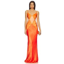 Shona Joy Mia Spliced Maxi Dress Size US 6