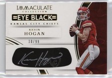 2016 Panini Immaculate Rookie Eye Black 10/99 Kevin Hogan #KH Auto oh9