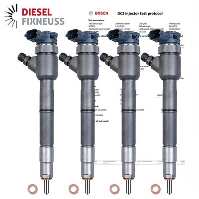 4x Bosch Common-Rail Einspritzdüse 0445110768   Diesel Injektor