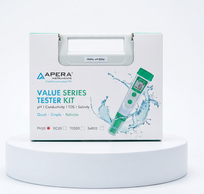 Apera Instruments PH20 Taschen-pH-Tester Kit IP67 Wasserdicht Kalibrierlösung