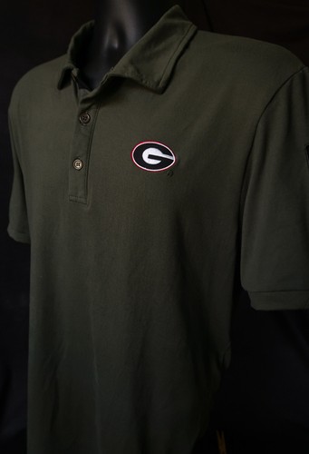 Georgia Bulldogs Army Green Colosseum Stretch Polo (M) OMG! 🏈 - Bild 12 von 13