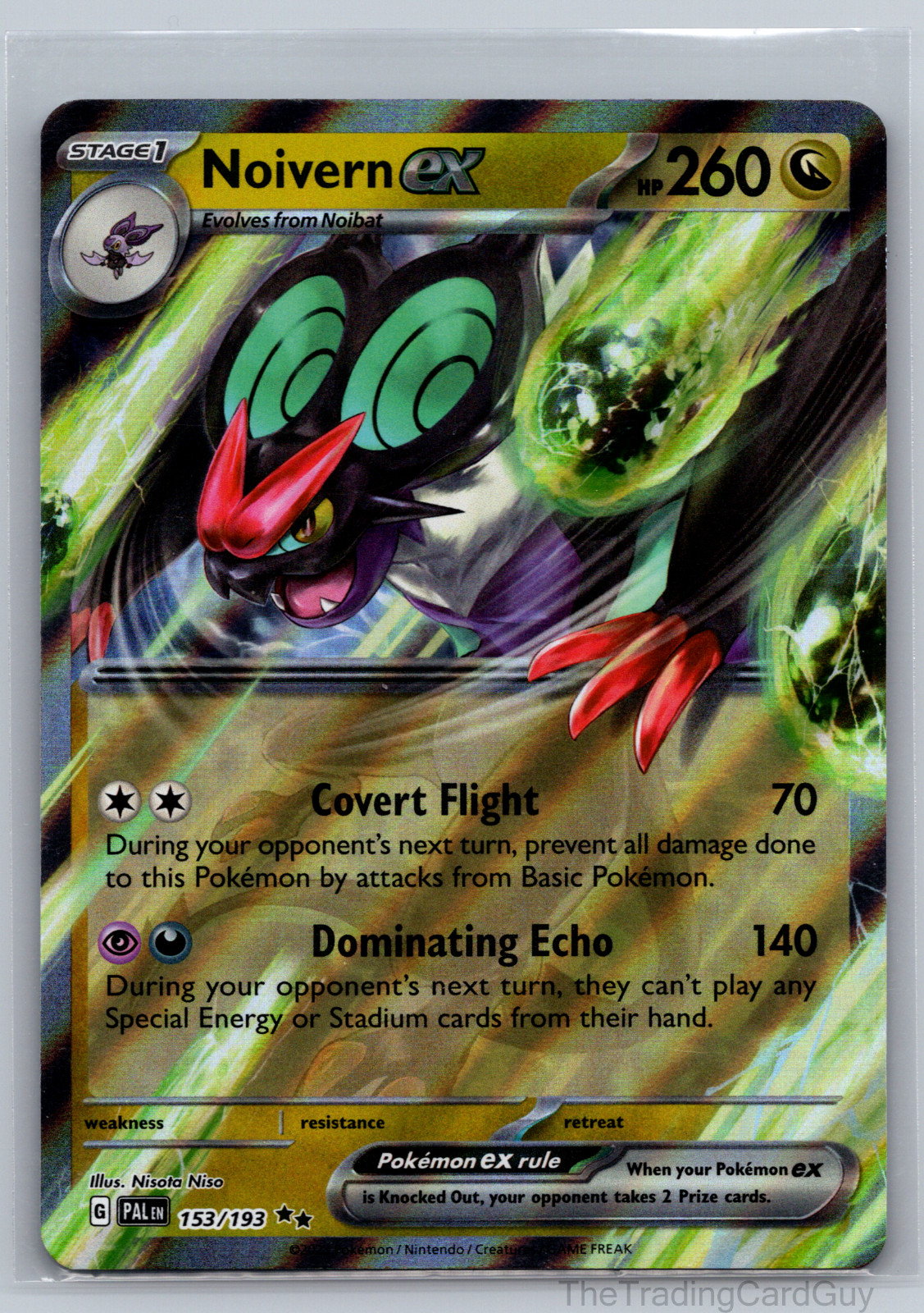 Noivern ex 153/193 Sv02: Paldea Evolved Holo Pokemon TCG NM 