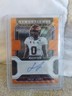 2022 Prizm Draft Picks Sensational Signatures Jack Jones Orange /75 (RC) Rookie 