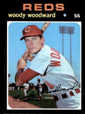 1971 Topps Baseball #496 Woody Woodward NM/MT *e1
