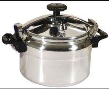 9 Quart Pressure Cooker Aluminum Stovetop w/ Lid & Handles New