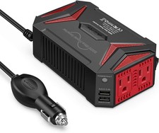 300W Pure Sine Wave Power Inverter Car Plug in Charger Outlet DC 12V to 110V AC