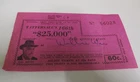 Tattersall's Ticket - 166th Draw - No. 56028 - George Adams - Vintage - 1960s