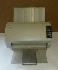 FUJITSU fi-4120C2 Document Scanner w/Trays 600 dpi 25ppm w/ AC Adapter