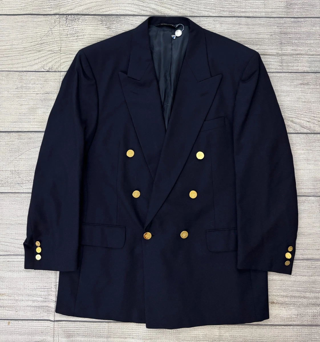 Burberry ダブルブレスト　セットアップ　スーツ　ネイビー　AB6 XL Burberry Blue Suits & Blazers for Men for sale | eBay