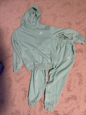 Nike Youth Large Sweat Suit - Mint Green Hoodie And Jogger Pants Set