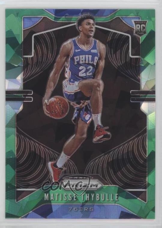 2019-20 Panini Prizm Rookie Green Ice Prizm Matisse Thybulle #290 a8m