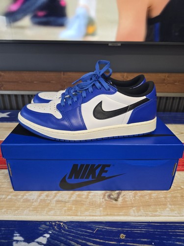 Nike Air Jordan 1 Retro Low OG White/Black/Royal Blue Size 11
