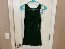 Old Navy Dark Green Ribbed Tank Top - Large - NWT