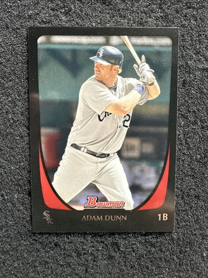 #ad ADAM DUNN 2011 Bowman #182 Chicago White Sox Buy 10 get 10 Free $0.99