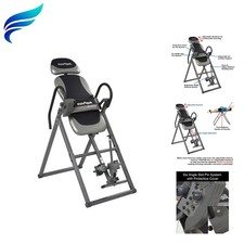 Heavy-Duty Innova Inversion Table with Six Angle Adjustment - Black/Gray Luxury