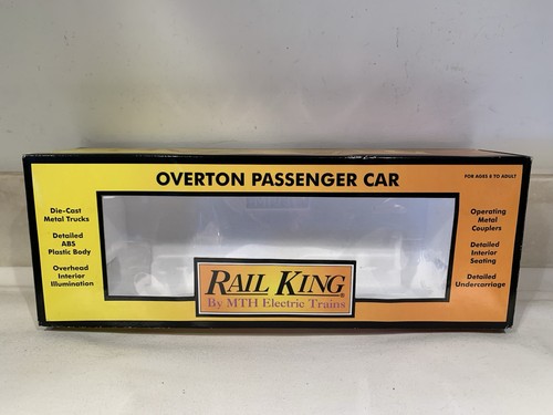 *CAJA VACÍA E INSERTO* MTH RAILKING OVERTON VAGÓN DE PASAJEROS AUTOBÚS NAVIDAD 30-6417 | Zustand: Used
