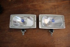 Vintage Hella Jumbo 220 Driving Fog Auxiliary Lights Off Road 4x4 Rally Racing