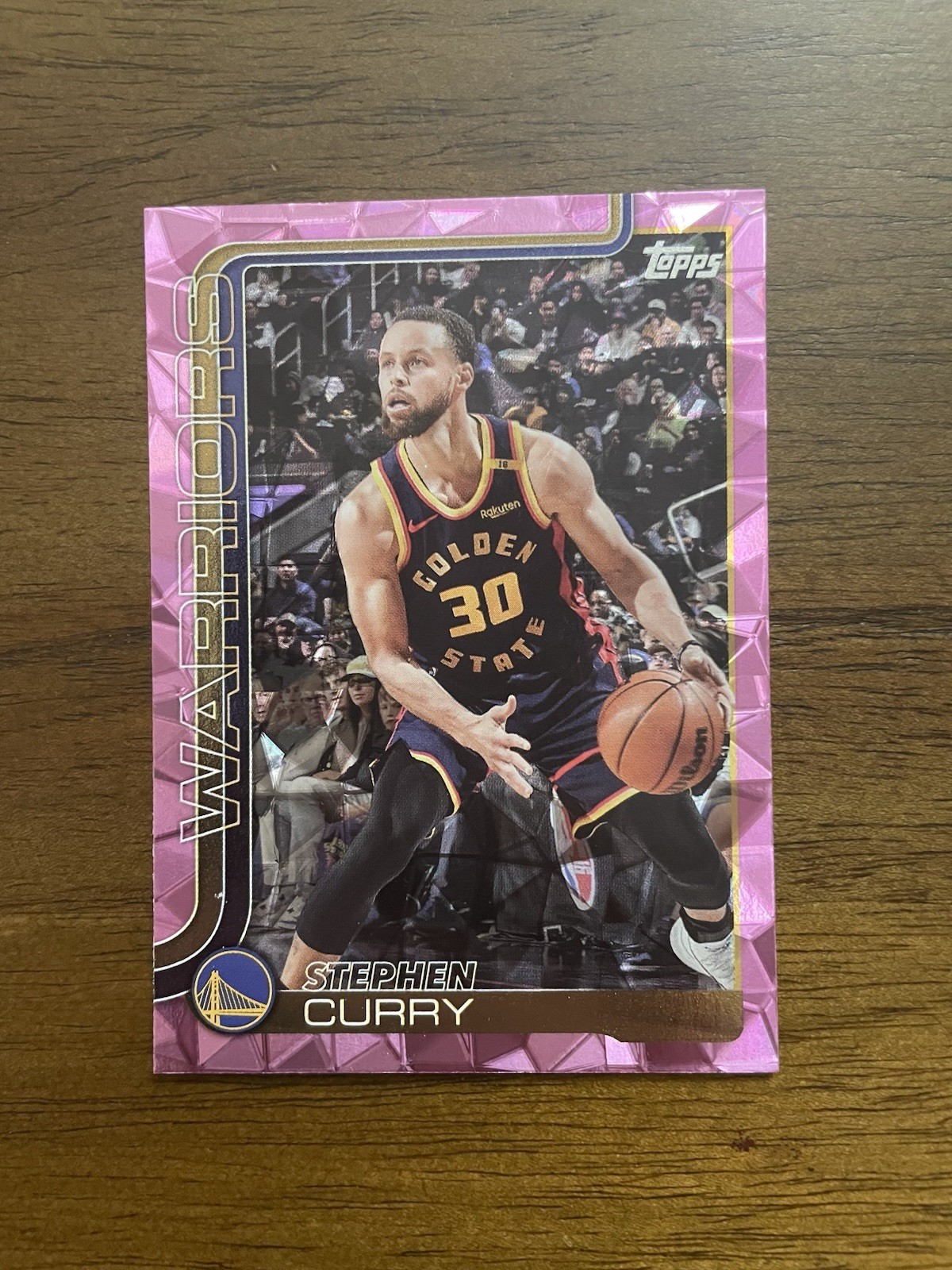 Stephen Curry 2025-26 Topps NBA PINK DIAMANTE #135 Golden State Warriors SP
