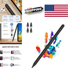 Active Stylus Pen with Lithium Battery for iPad Pro Air Mini and iPhone Black