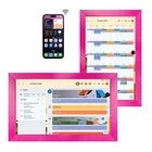 Changing 10.1" Smart Display with Magic Mirror Touchscreen:Digital Google Cal...