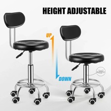 Adjustable Swivel Salon Stool Massage Spa Chair Hairdressing Lift Seat