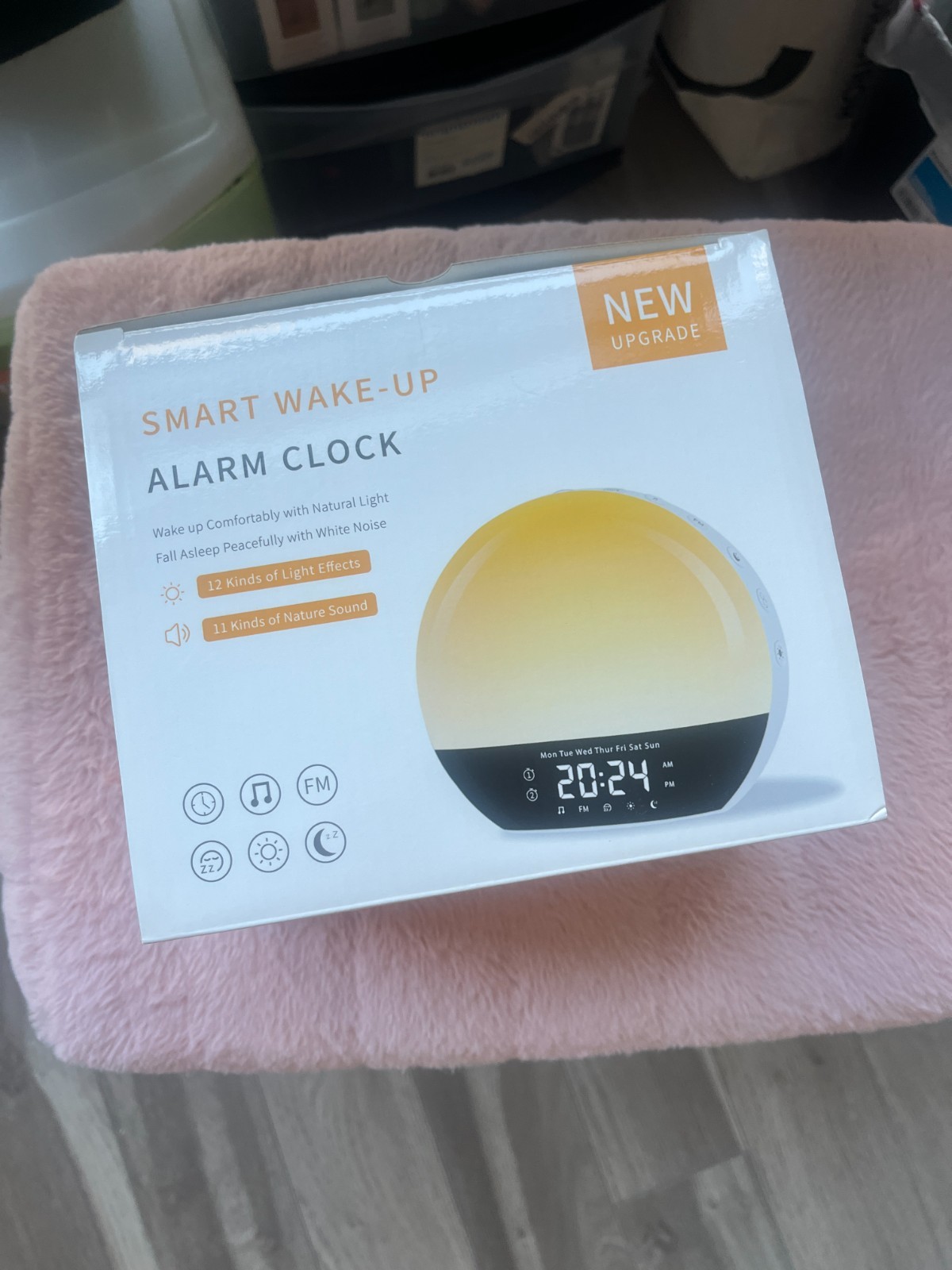 Smart Wake Up Alarm Clock with Sunrise Simulation Natural Light-image