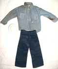 GI Joe Vintage 1964 Very RARE First Issue Action Sailor Shirt & Pants & Cap NR