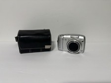 Canon PowerShot SX110 IS 9.0MP Digital Camera Silver Leather Case Lens Error