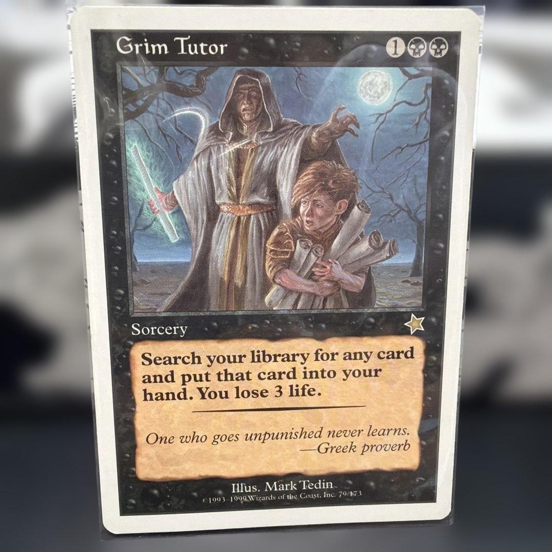 MTG  Grim Tutor Starter 1999 Creepy Teacher 89209