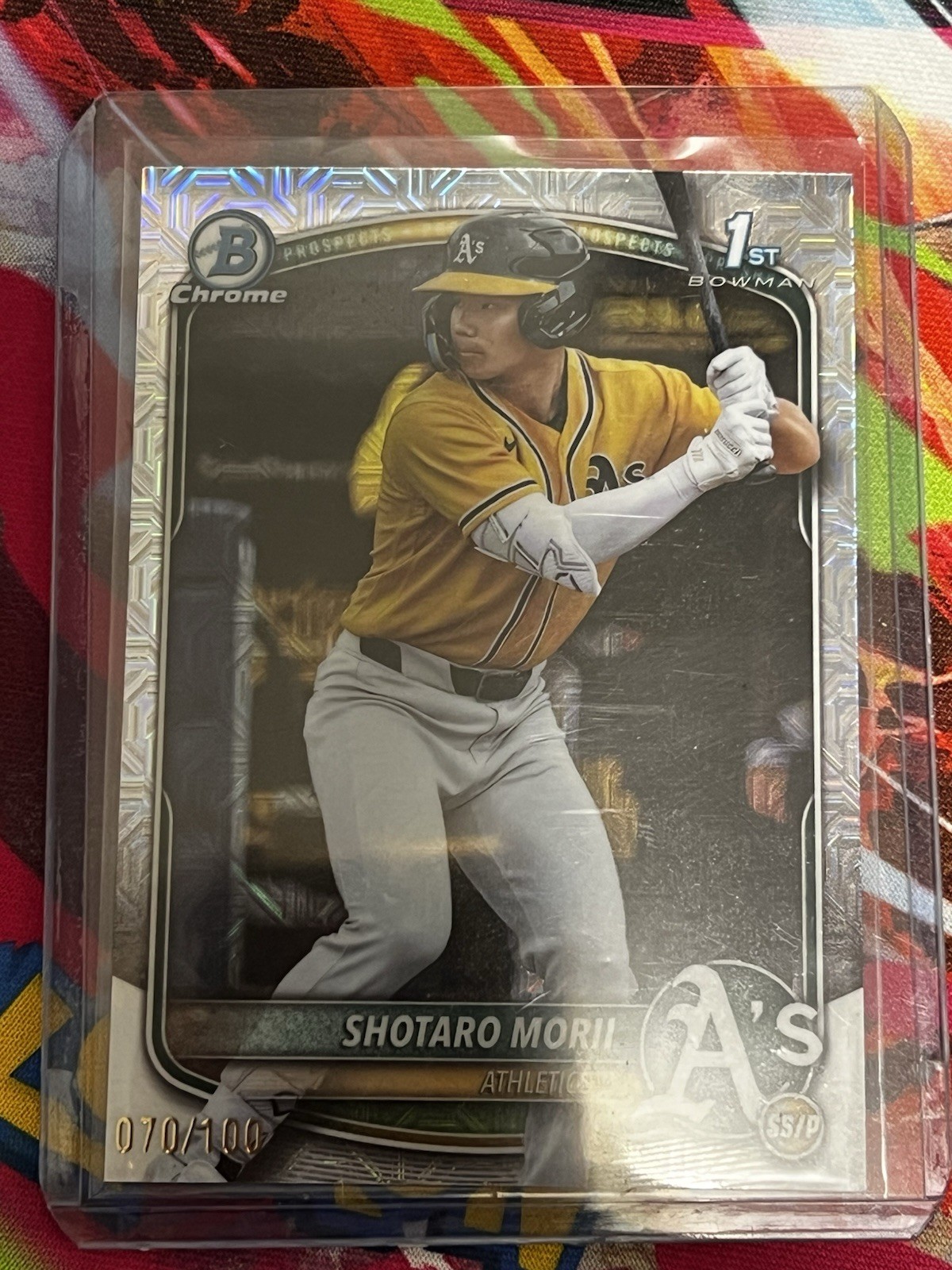 2025 Bowman Chrome Prospects Shotaro Morii #BCP-170 Diamond Refractor (RC) /100