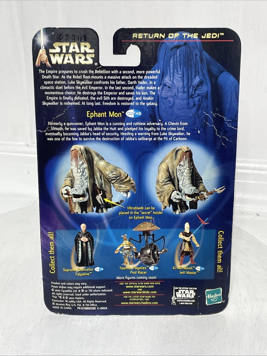 Hasbro Star Wars Episode 2 Ephant Mon Action Figure