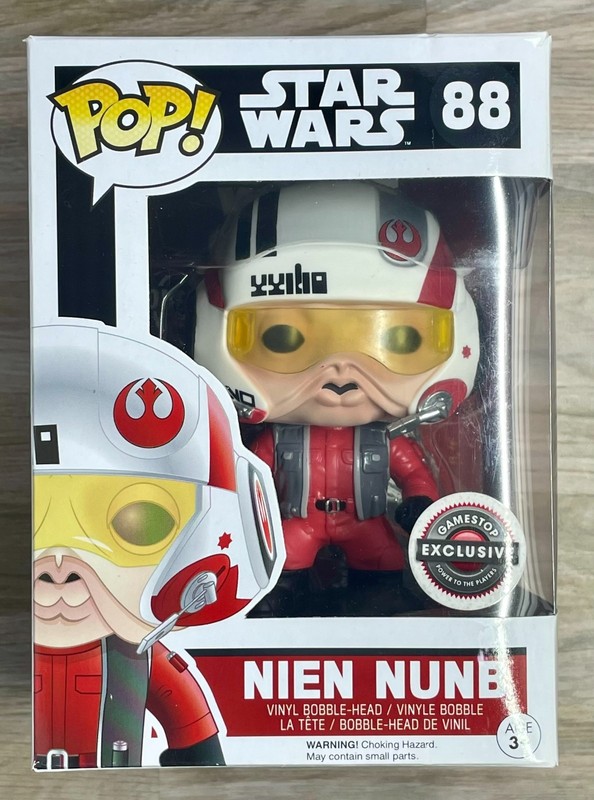 Funko POP! - Star Wars: The Force Awakens - Nien Nunb #88 - NIB w/ Protector