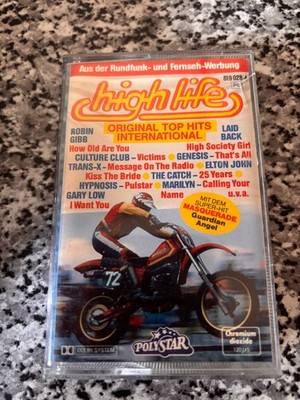 HIGH LIFE POLYSTAR MC KASSETTE EXTREM SELTEN GIBB CULTURE CATCH GENESIS LMD BACK