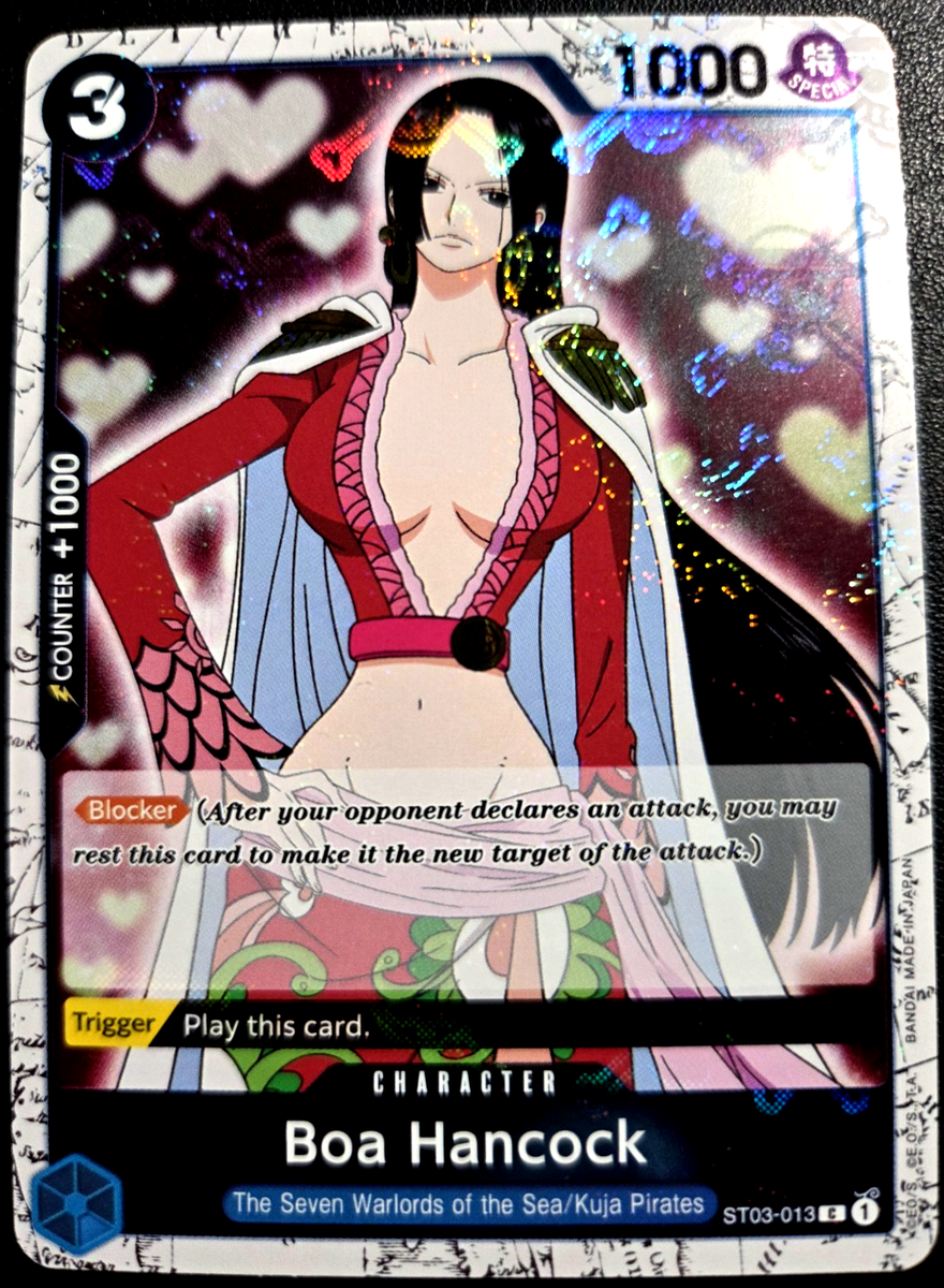 Boa Hancock ST03-013 Jolly Roger Foil ONE PIECE Tcg Card Game NM
