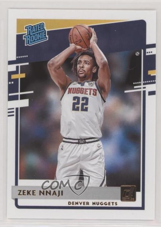 2020-21 Panini Donruss Rated Rookies Zeke Nnaji #236 Rookie RC 0t0c