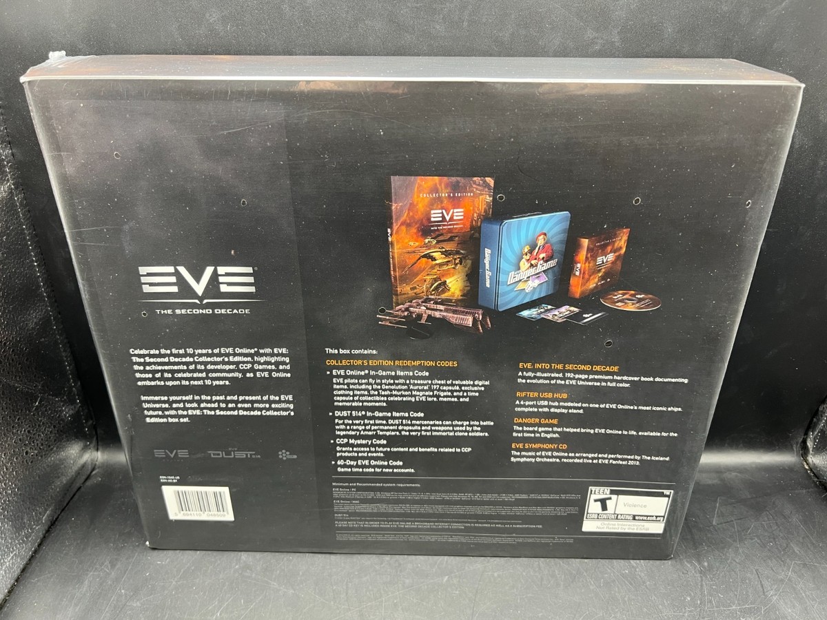アート・デザイン・音楽 EVE INTO THE SECOND DECADE COLLECTORS ED EVE Online The Second Decade Collector's Edition PC 2013 RARE NEW