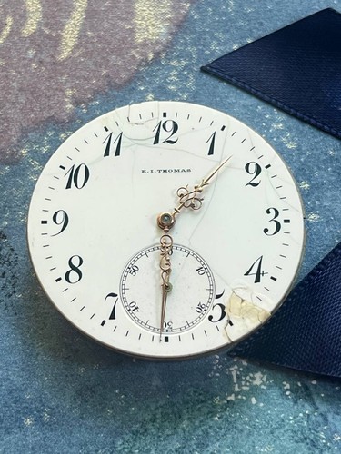 K.L Thomas pocket watch movement 16s
