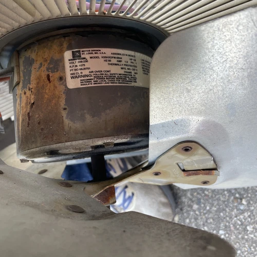 Emerson FAN MOTOR K55HXDFM-6844 68J9701 1/6 HP 208/230V 1075RPM used #ME762