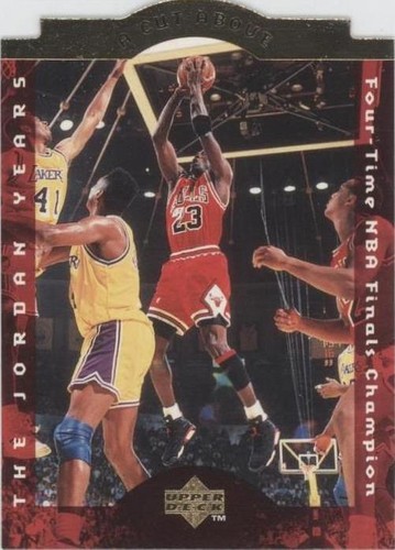 Michael Jordan 1996 Collector's Choice Jordan A Cut Above Card