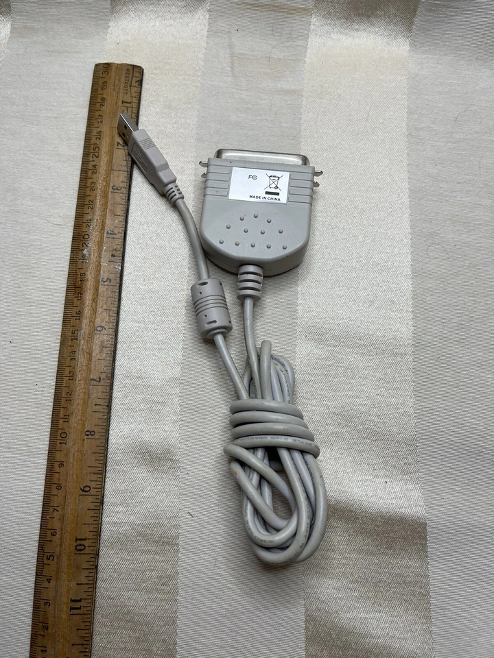 6Ft. USB to Parallel IEEE1284 Centronic 36-Pin Printer Cable Win XP,7,8,10, Mac - Image 2 of 2
